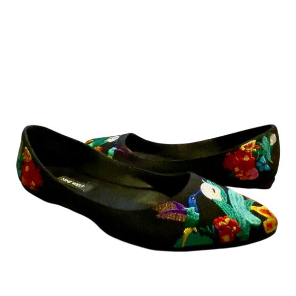 Nine West Shoes - Embroidered Vintage Flats Floral